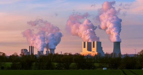 Power plant Stock Footage 125616746