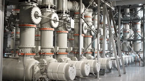 Power plant Stock Footage 288343364