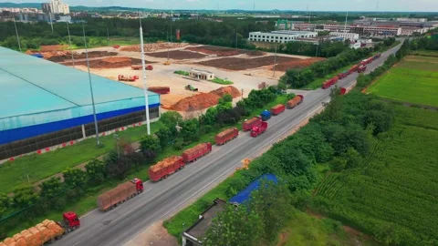 Power plant grounds Stock-Footage 347500180