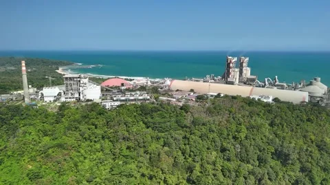 Power plant infrastructure for engineering capability and sustainable energy Stock Footage 340247792