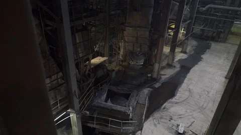 Power plant. inside view of the combined heat and power plant Stock Footage 107644185