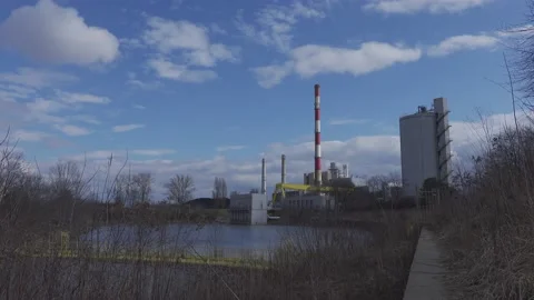 Power plant panorama Video stock 150903833
