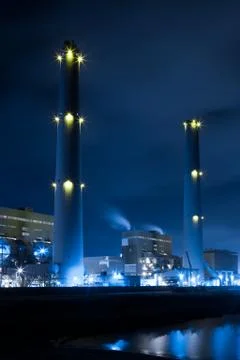 Power plant Fotos Stock