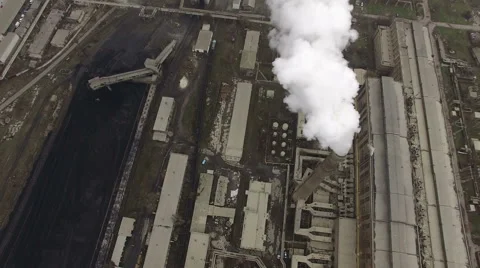 The Power Plant Pipe Which Is Par Stock Footage 64066493