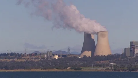 Power Plant Pollution Stock Footage 72051832