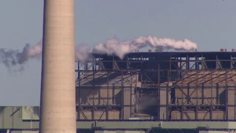 Power Plant Pollution Stock Footage 72052908