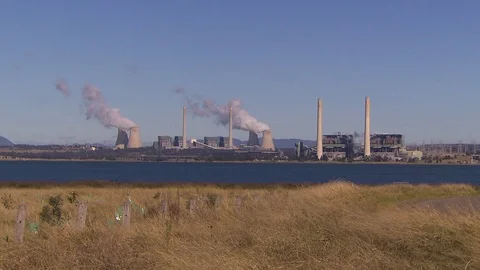 Power Plant Pollution Stock Footage 72058245