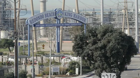 Power Plant in Redondo Beach Stock Footage 61021495