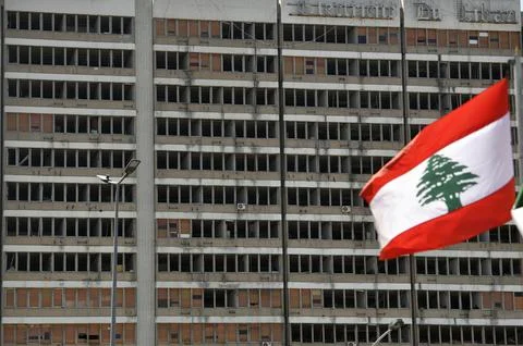 Power plant shut down causes limited electricity availability, Beirut, Lebanon - Stock Photos