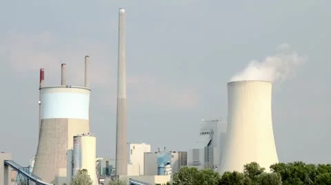 Power plant - tiemelaps Stock Footage 11129241