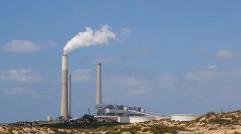 Power plant  time laps Stock Footage 40904665