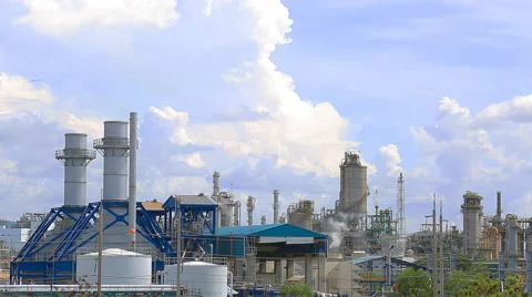Power plant , Time lapse Stock Footage 50567316