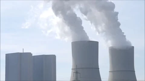 Power plant, timelapse Stock Footage 53775542