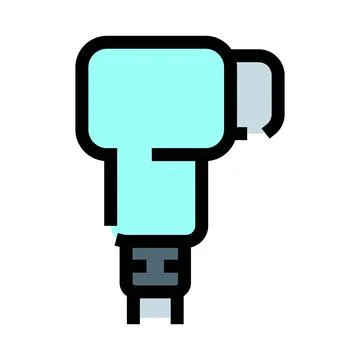 Power plug connector simple flat device icon Stock Illustration