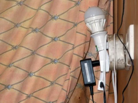 Power Plug in a House Stock Photos