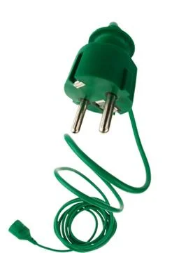 Power plug with power cord Foto stock