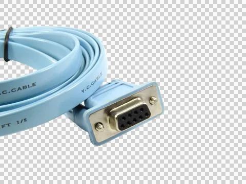 Power plug,peripherals for computers isolated on white background.Selection f Stock Photos