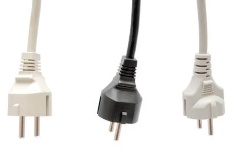 Power plugs Stock Photos