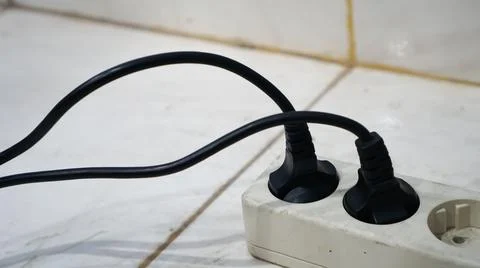 Power plugs Stock Photos