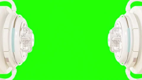 Power podium empty or Scientific laboratory on green screen.  Stock Footage 172273650