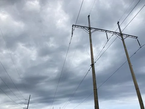 Power Pole Electric Stock Photos