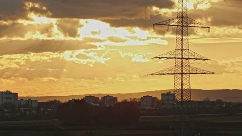 Power Pole Stock Footage 238073977