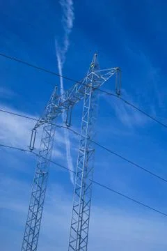 Power pole Stock Photos