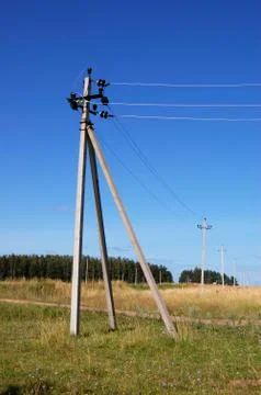 Power pole Stock Photos