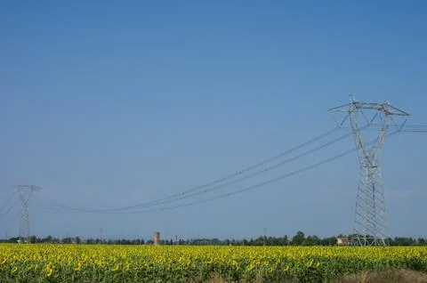 Power pole Stock Photos