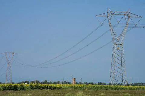 Power pole Stock Photos