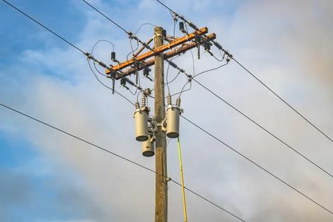 Power pole 库存照片