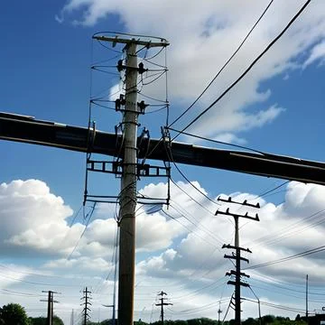 Power pole Stock Photos