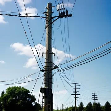 Power pole Stock Photos