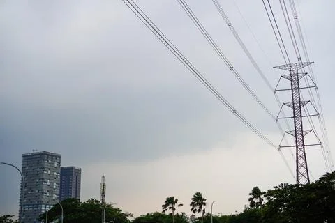 Power pole Stock Photos