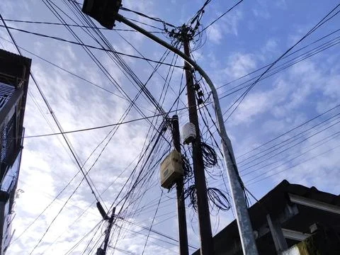 Power Poles 스톡 사진
