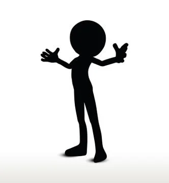 Power pose Illustrazione stock
