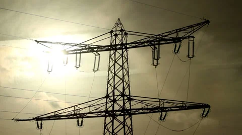 Power pylon 3 Stock Footage 33926900