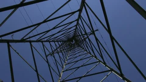 Power pylon Stock Footage 13117403