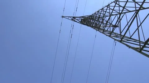 Power pylon Stock Footage 20443462