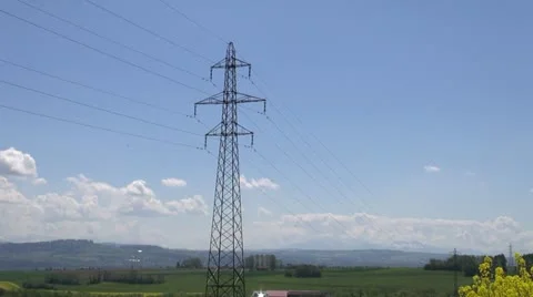 Power pylon Stock Footage 20443520