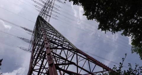 Power Pylon I Stock Footage 261402737
