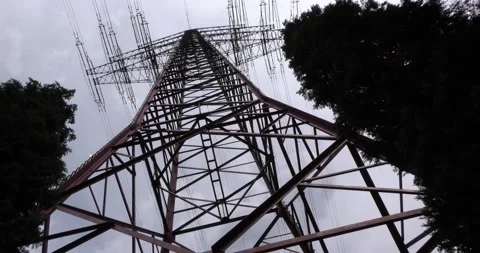 Power Pylon II Stock Footage 261401405