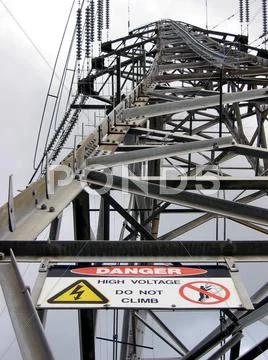 Power pylon Stock Photos