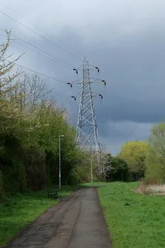 Power pylon Stock Photos
