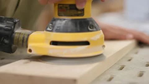 Power sander on board Stock-Footage 10718455
