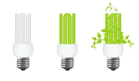 Power saving isolated Stock Illustration