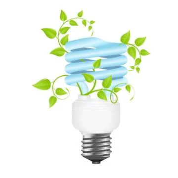 Power saving isolated Stock Illustration