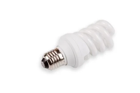 Power saving up lamp Stock Photos