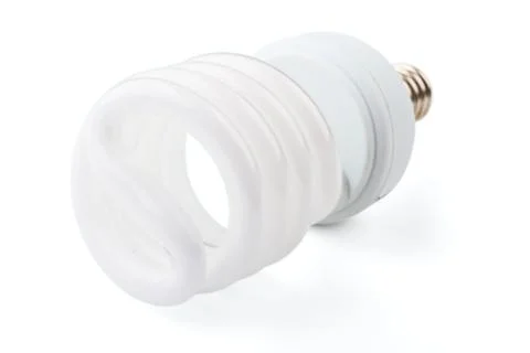 Power saving up lamp Stock Photos