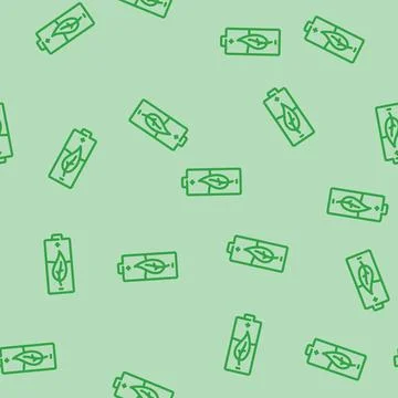 Power saving mode line vector seamless pattern Illustration